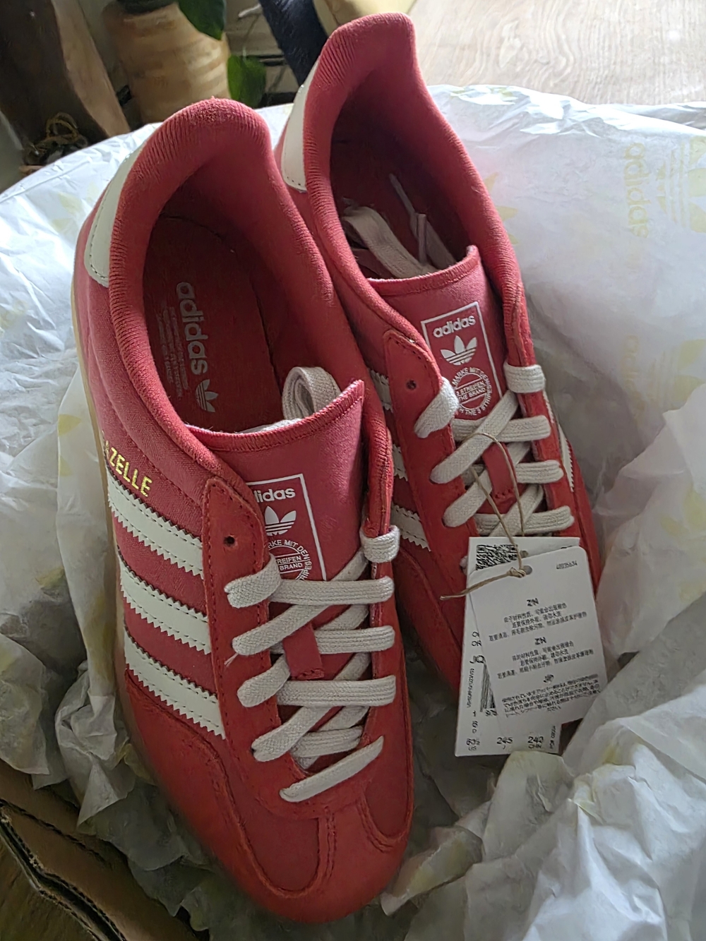 Adidas Gazelle Women’s Red Suede Sneaker